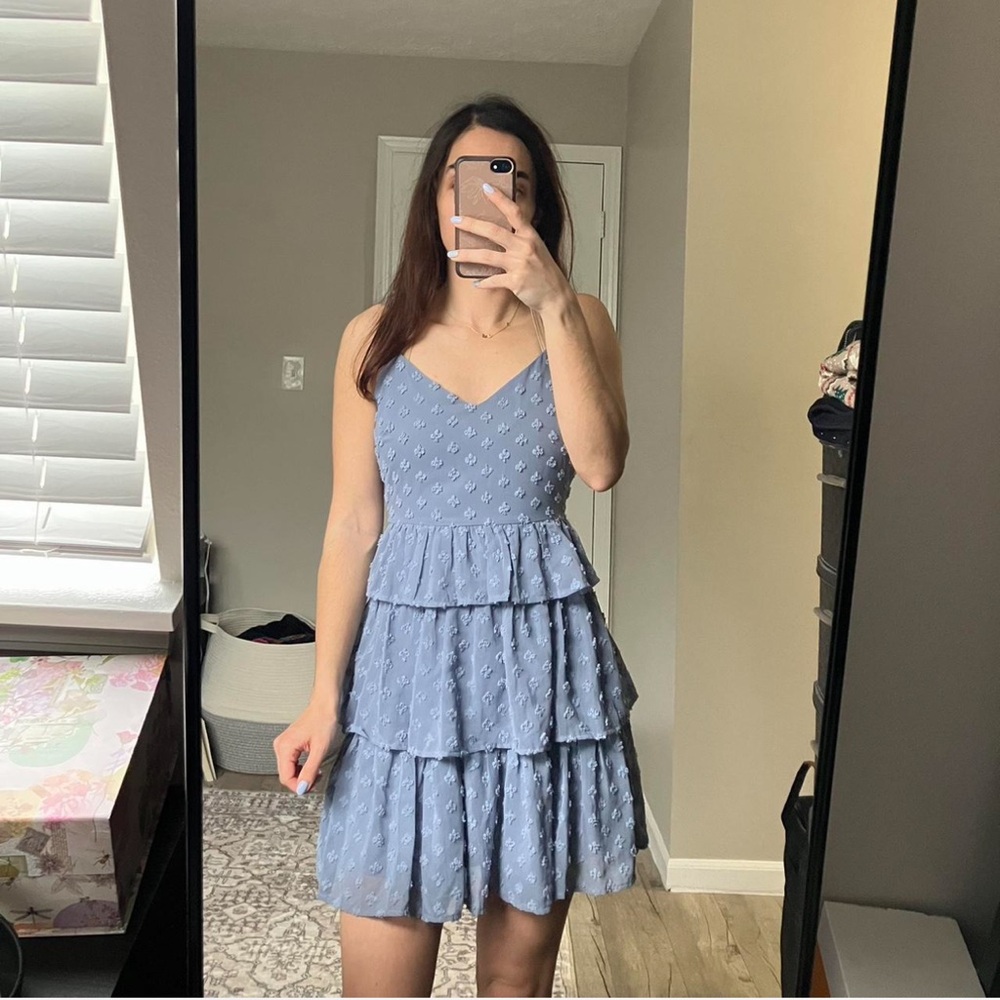 Alter’d State Blue Tiered Dress